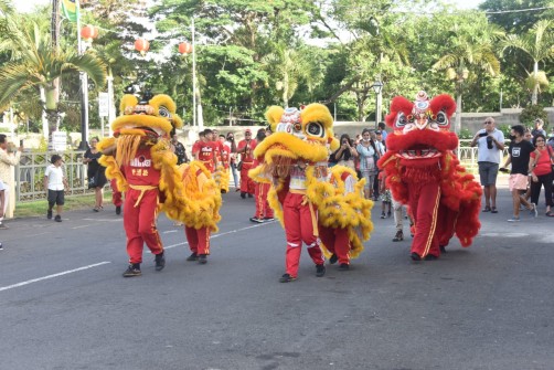A Lion Dance parade (from Raymond Chasle to Plaza) followed by a cultural show icw Spring Festival was organized on Saturday 20 February 2021, as from 18hr at Salle des Fêtes, Plaza