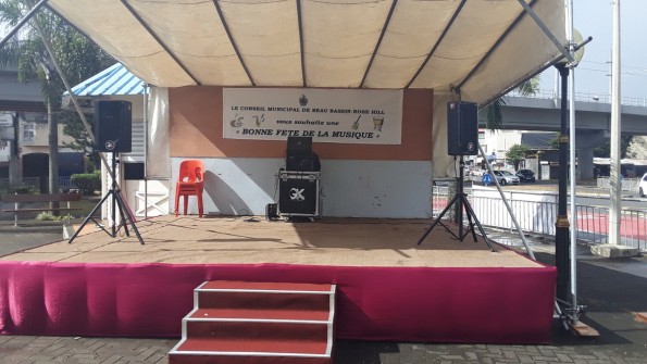 A musical entertainment icw Music day was organised on Sunday 21 June 2020 at Raymond Chasle Square, Rose-Hill as from 10am